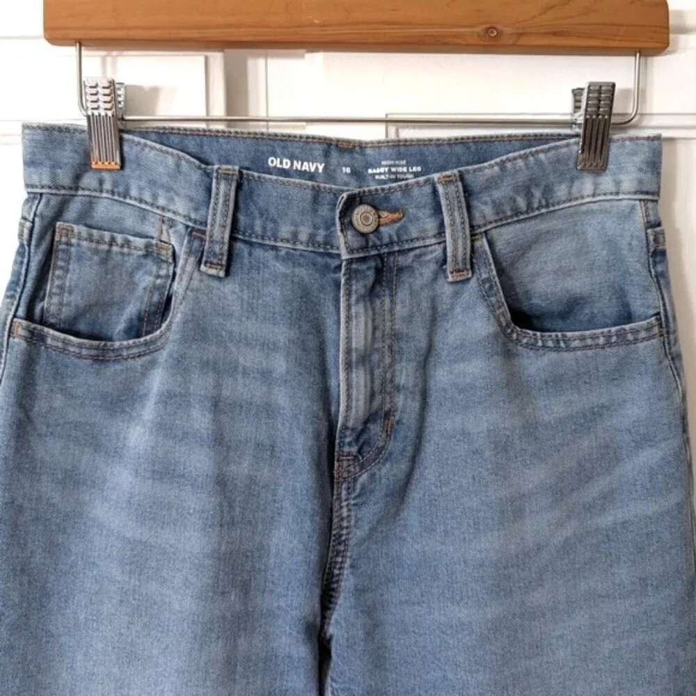 Old Navy High Rise Wide-Leg Jeans Size‎ 16